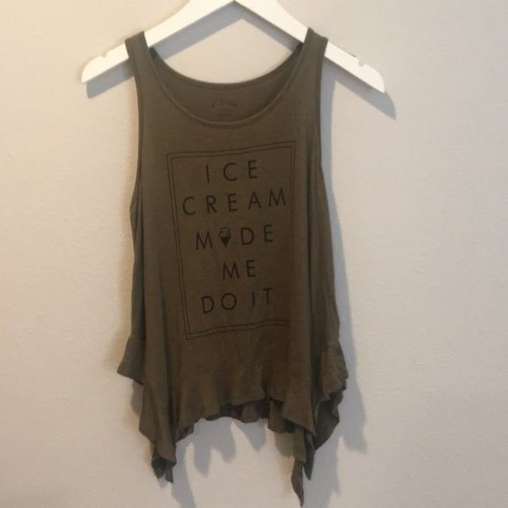 Art Class Girls Tank flowy bohemian grunge edgy ice cream Size 10/12
